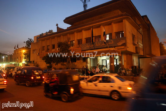 الأجواء أمام قسم إمبابة بعد الهجوم -اليوم السابع -4 -2015