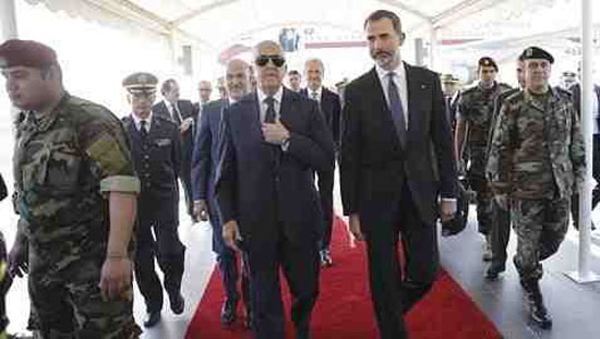 	ملك إسبانيا مع نائب رئيس الوزراء اللبنانى سمير مقبل خلال اجتماعه  -اليوم السابع -4 -2015