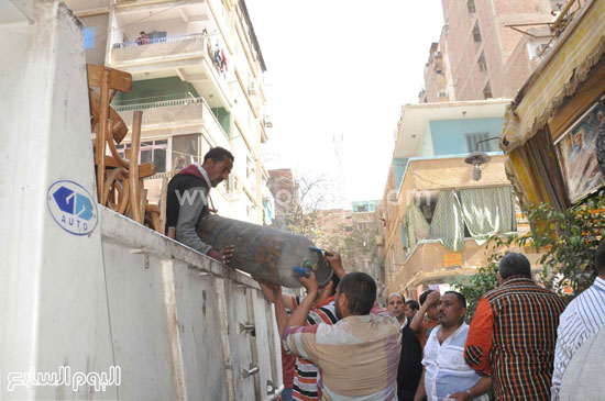حميل أسطوانات غاز مخالفة من المقهى -اليوم السابع -4 -2015