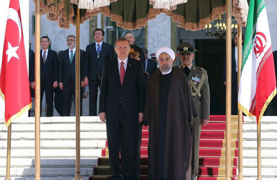 	مراسم استقبال أردوغان فى طهران -اليوم السابع -4 -2015