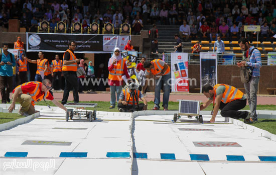 	سيارات الطاقة الشمسية فى المسابقة -اليوم السابع -4 -2015