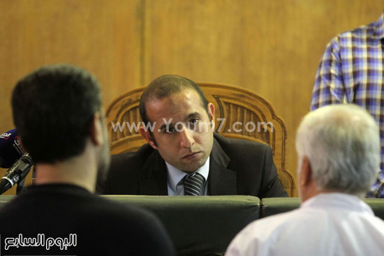 المستشار محمد البغدادى رئيس المحكمة  -اليوم السابع -4 -2015