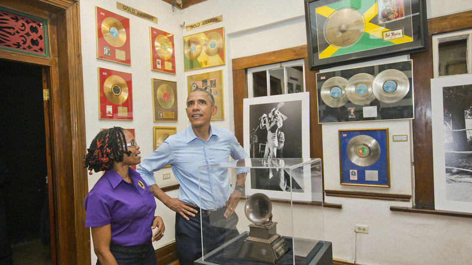 	أوباما فى متحف بوب مارلى -اليوم السابع -4 -2015