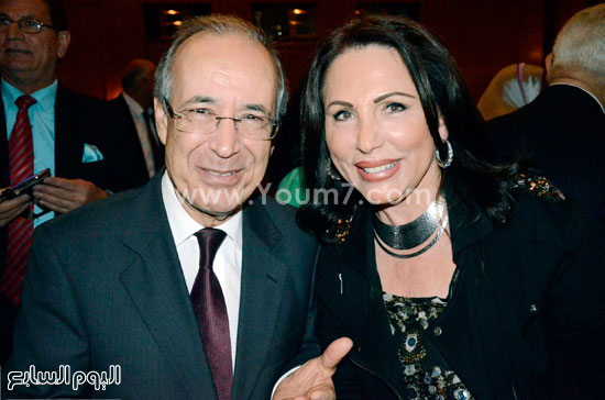 	نجوى دياب والسفير المغربى -اليوم السابع -4 -2015