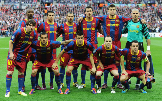  لاعبو برشلونة فى موسم 2010/2011 -اليوم السابع -4 -2015