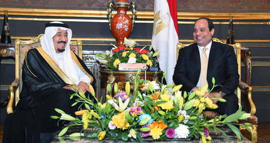 الرئيس عبد الفتاح السيسى  والملك سلمان بن عبد العزيز (2)
