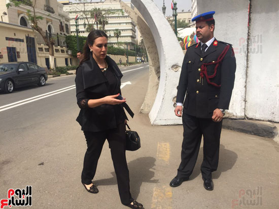 توافد النواب لمجلس البرلمان رانيا علوانى زيارة سلمان بن عبد العزيز للبرلمان (2)