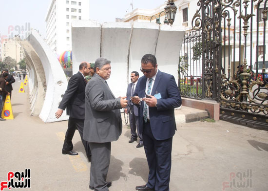 20محمود الشريف توافد النواب البرلمان زيارة الملك سلمان بن عبد العزيز للبرلمان (5)