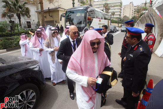 عبد الفتاح السيسى، الملك سلمان،وفد اعلامى-سعودى (3)