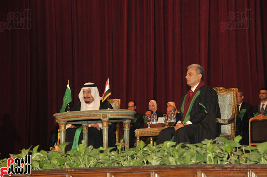 جامعة القاهرة، الدكتوراه الفخرية، الملك سلمان، ملك السعودية (2)