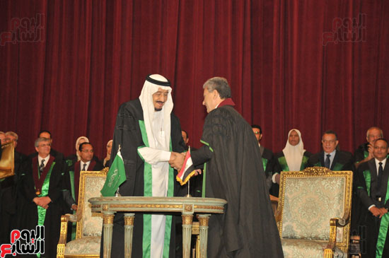 جامعة القاهرة، الدكتوراه الفخرية، الملك سلمان، ملك السعودية (4)