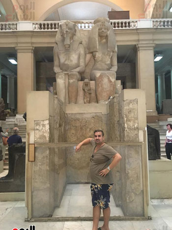 ماكليش يزور المتحف المصرى (5)