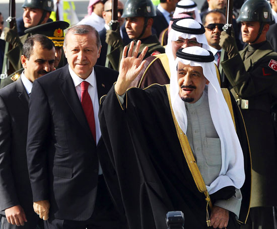 1 (1)الملك سلمان تركيا مصر اردوغان مطارانقره الملك سلمان فى زيارة تركيا
