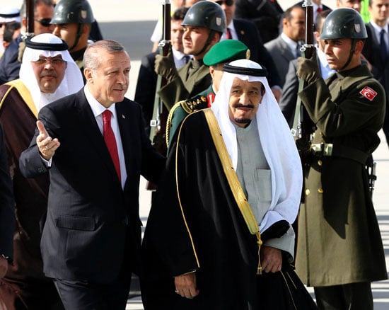 1 (2)الملك سلمان تركيا مصر اردوغان مطارانقره الملك سلمان فى زيارة تركيا