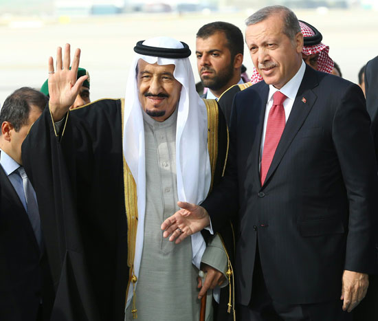 1 (3)الملك سلمان تركيا مصر اردوغان مطارانقره الملك سلمان فى زيارة تركيا