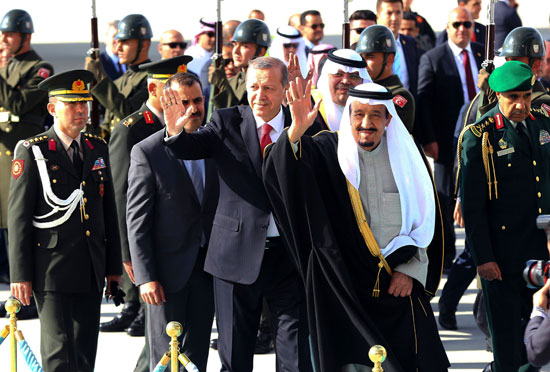 1 (5)الملك سلمان تركيا مصر اردوغان مطارانقره الملك سلمان فى زيارة تركيا
