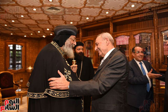 البابا تواضروس يستقبل رئيس مجلس النواب اللبنانى (1)