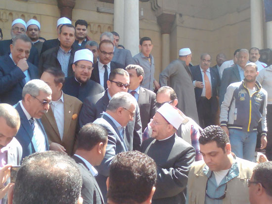 وزير الأوقاف خلال إلقاء كلمته بمسجد المغفرة بالعجوزة (17)