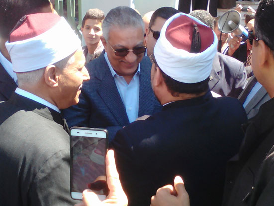وزير الأوقاف خلال إلقاء كلمته بمسجد المغفرة بالعجوزة (19)