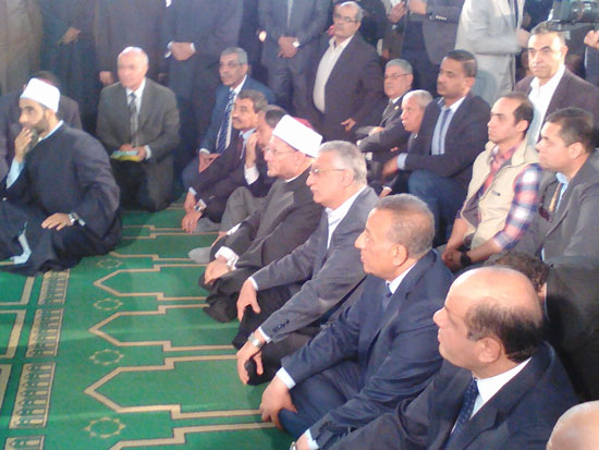 وزير الأوقاف خلال إلقاء كلمته بمسجد المغفرة بالعجوزة (2)
