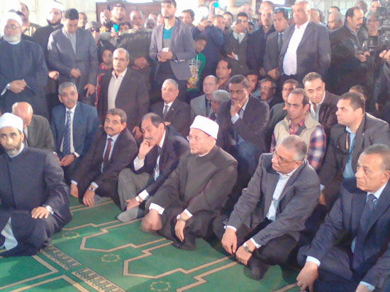 وزير الأوقاف خلال إلقاء كلمته بمسجد المغفرة بالعجوزة (4)