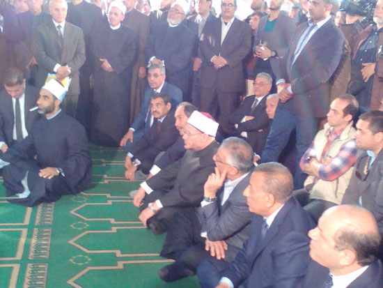 وزير الأوقاف خلال إلقاء كلمته بمسجد المغفرة بالعجوزة (9)