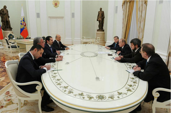 سعد الحريرى يلتقى بوتين فى روسيا لبحث الأوضاع بلبنان وفراغ منصب الرئاسة (2)