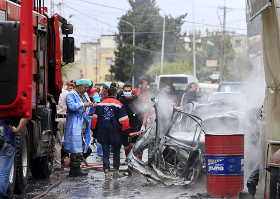 انفجار سيارة مفخخة فى صيدا اللبنانية (4)