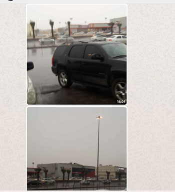 هطول أمطار فى الرياض (4)