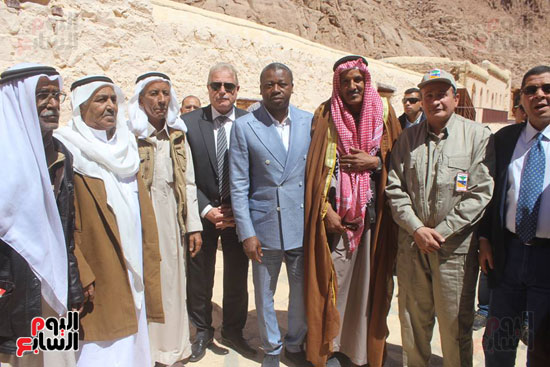 رئيس توجو يزور دير سانت كاترين بجنوب سيناء (2)
