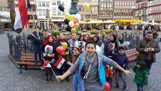 مسيرة لسيدات مصر فى قلبى فى ألمانيا لتنشيط السياحة  (3)