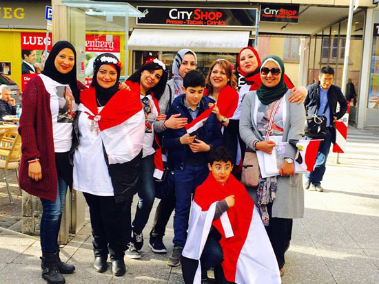 مسيرة لسيدات مصر فى قلبى فى ألمانيا لتنشيط السياحة  (4)