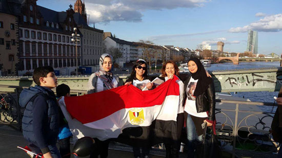 مسيرة لسيدات مصر فى قلبى فى ألمانيا لتنشيط السياحة  (19)