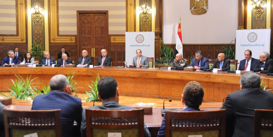 لقاء الرئيس السيسي بممثلى فئات الشعب المصرى (1)