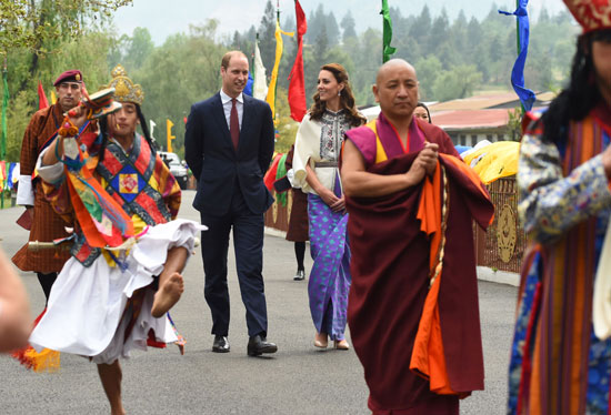 دوق كامبريدج-ملك بوتان-كيت-وليام (1)