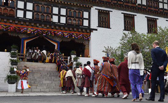 دوق كامبريدج-ملك بوتان-كيت-وليام (4)