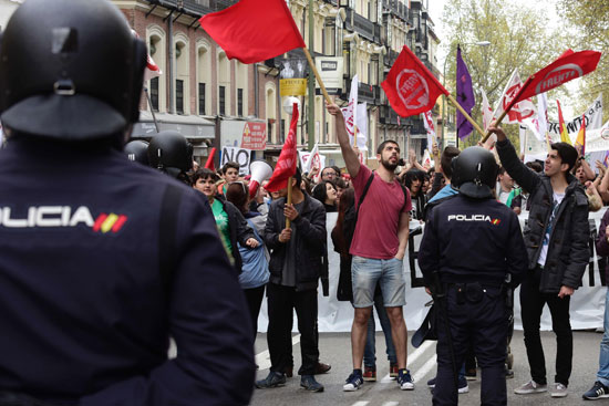 مظاهرات فى اسبانيا  (15)