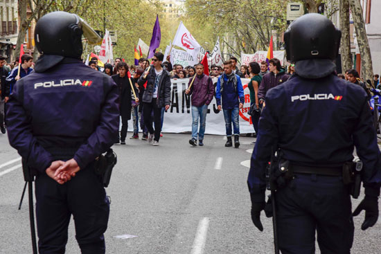 مظاهرات فى اسبانيا  (17)