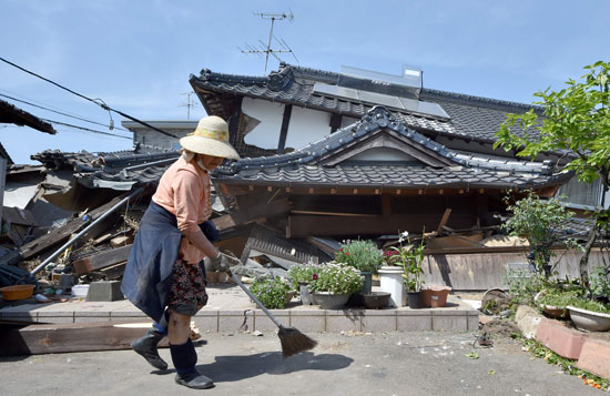 1 (3) زلزال اليابان زلزال جنوب غرب اليابان