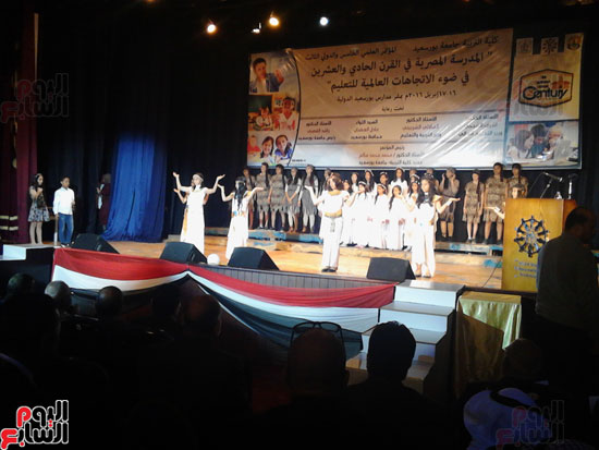 افتتاح- المؤتمر العلمى الخامس -كليه التربيه -جامعه بورسعيد (4)