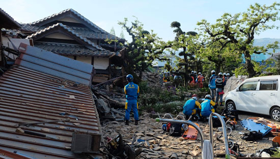 ضحايا ثانى أقوى زلزال يضرب اليابان (2)