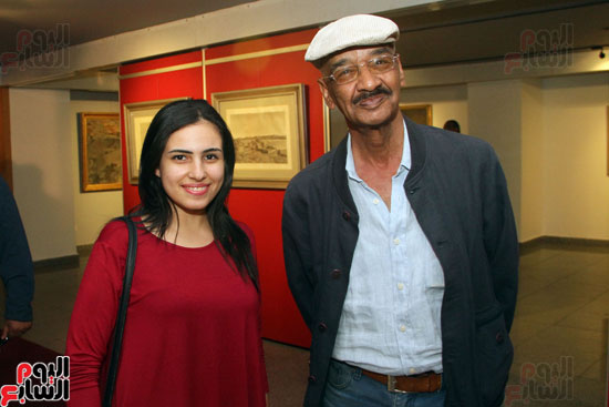 افتتاح معرض ذاكرة الأهرام بحضور عدد من السياسيين والفنانين (1)
