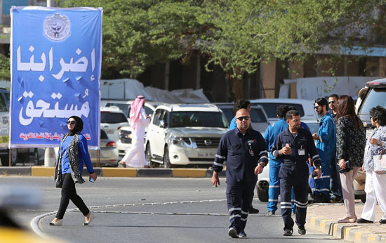 اضراب مظاهرات الكويت (6)