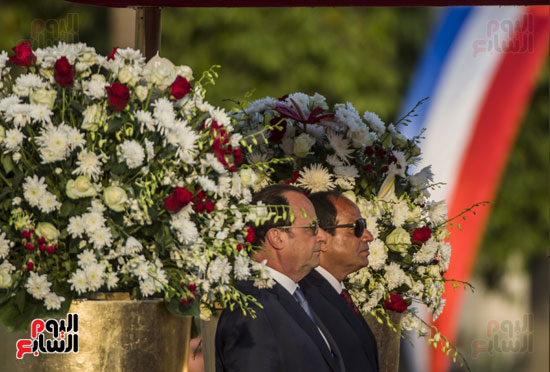 السيسى هولاند زيارة هولاند لمصر (12) رئيس فرنسا فرانسوا هولاند