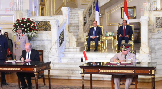 الاتفاقيات بين فرنسا ومصر بحضور السيسى وهولاند (1)