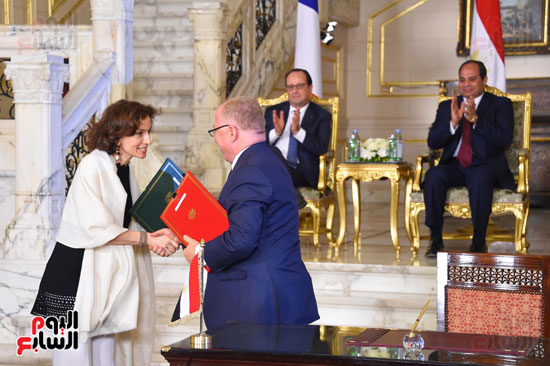 الاتفاقيات بين فرنسا ومصر بحضور السيسى وهولاند (2)