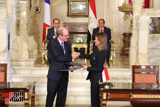 الاتفاقيات بين فرنسا ومصر بحضور السيسى وهولاند (4)