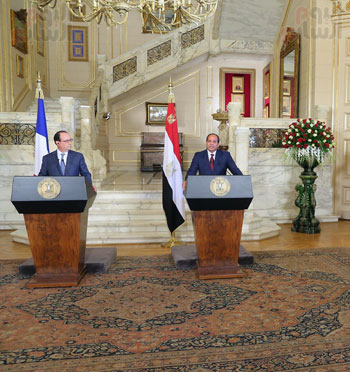 1الاتفاقيات بين مصر فرنسا  السيسى وهولاند (8)