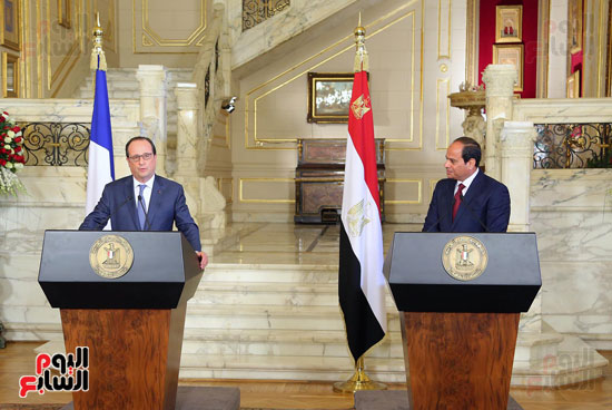 1الاتفاقيات بين مصر فرنسا  السيسى وهولاند (9)
