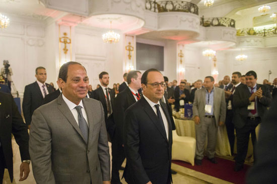 زياره الرئيس الفرنسى لمصر (7)